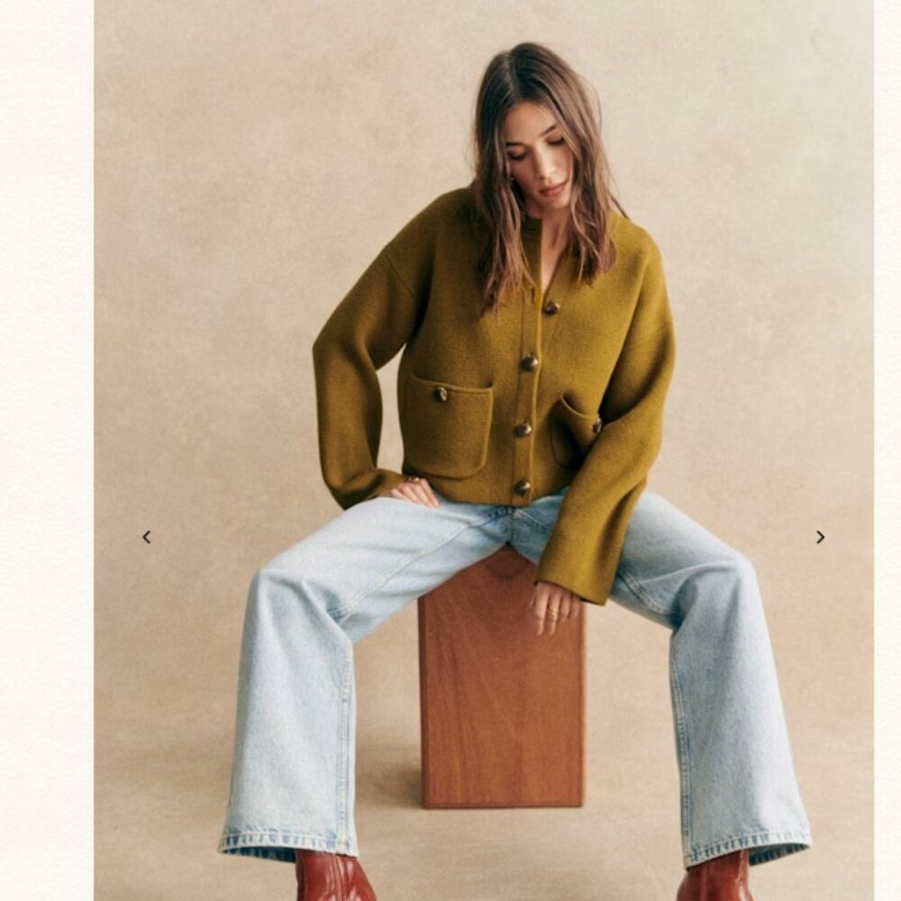 Sezane | Valerio Jacket |  Olive Green